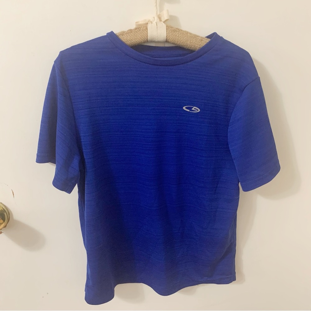 5/$25 C9 by champion duo dry blue tee shirt boys medium 8-10
